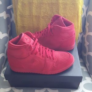 Air Jordan 1 (Red Suede)